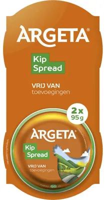 Produktbild von Argeta Kip Aufstrich Duo Pack 2 x 95 g – Feiner cremiger Hühneraufstrich