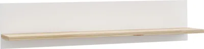 Produktbild von Furniture24 Hängeregal Vankka Vdgb03-L25 Regal Wandregal Helle Eiche/Weiß