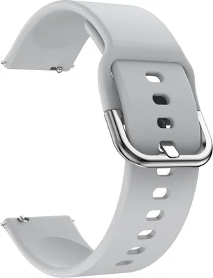 Produktbild von BStrap Silicone V2 Armband für Garmin Vivoactive 5, gray