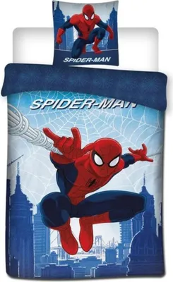 Produktbild von Spiderman Bettwäsche-Set Bettbezug 140 cm x 200 cm Kopfkissenbezugs 65 cm x 65 cm
