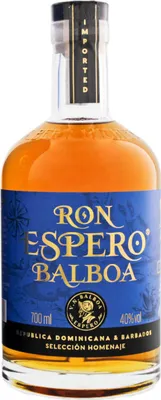 A bottle of rum on a white background.