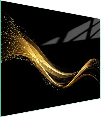 Produktbild von Glasschneidebrett 52x30 Schwarz