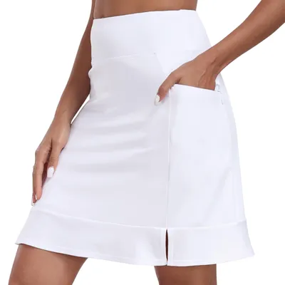 Immagine prodotto di Gonna sportiva da tennis - Pantaloncino - Con tasche - Gonna estiva - Con coulisse - Da donna - Gonna sportiva