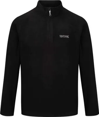 Produktbild von Regatta Great Outdoors Herren Thompson Fleece-Top mit Reißverschluss bis zur Brust RG1390 (5XL) (Schwarz)