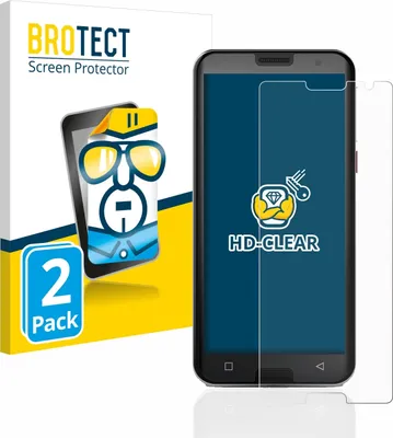 Produktbild von 2x Für Emporia Smart 5 Schutzfolie BROTECT Displayschutz Display Schutz Folie Klar Transparent