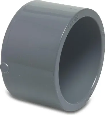 Produktbild von Mega Kappe PVC-U 40 mm Klebemuffe 16 bar, grau