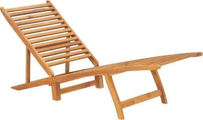 Immagine prodotto di The Living Store Lettino prendisole in legno massiccio teak