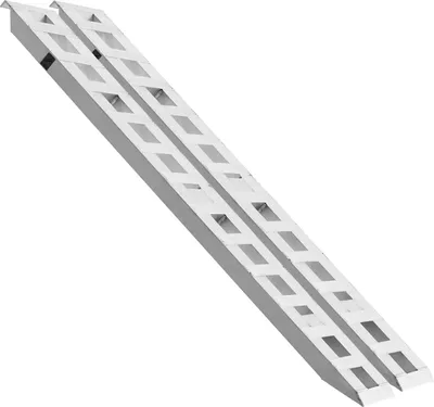 Zdjęcie produktu dla Aluminiowe rampy załadunkowe SucceBuy 72" x 15", nośność 6000 funtów do motocykli, pojazdów terenowych, UTV, przyczep, kosiarek, 2-pak