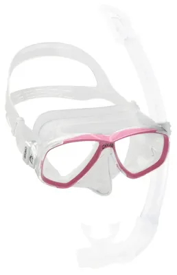 Produktbild von Cressi Perla & Mexico Pro Schnorchelset Rosa Rosa One Size