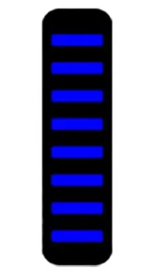Immagine prodotto di UVP Fascette Proguard – anteriori – adesivi – standard – blu