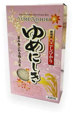 Obrázek produktu pro Rýže Yume Nishiki JFC, krátkozrnná, 1 kg