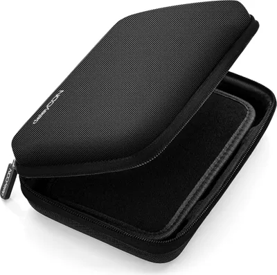 Produktbild von deleyCON Navi Tasche Navi Case Tasche für Navigationsgeräte - 6 Zoll & 6,2 Zoll (17x12x4,5cm) - Robust & Stoßsicher - 1 Innenfach - Schwarz