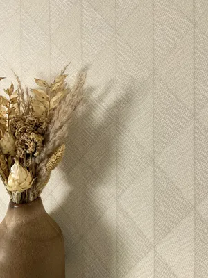 Produktbild von NEWROOM Tapete Makan Beige Vliestapete - Modern Rauten Linien  Germany