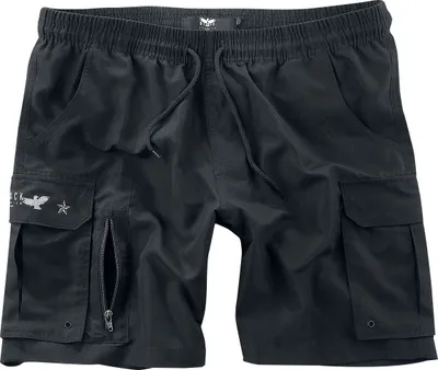 Produktbild von Black Premium by EMP Herren schwarze Badehose 5XL