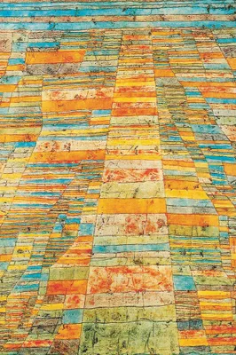 Produktbild von Paul Klee Kunstdruck Bild - Hauptweg Und Nebenwege, 1929 (180 x 120 cm)