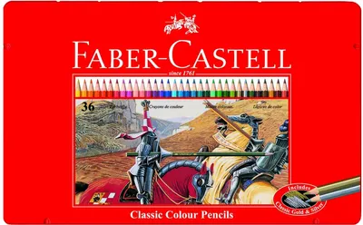 Produktbild von Faber-Castell Buntstift Castle hexagonal 36er Metall