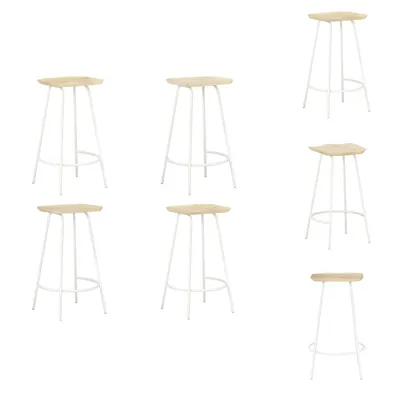 Image de vidaXL Tabouret de bar 4 pcs en bois massif de manguier - Tabouret de bar