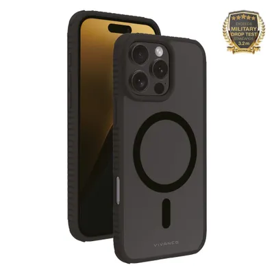 Produktbild von Mag Solid Elite, 360° Anti Shock Cover für iPhone 16 Pro Max, 3.2m Drop-Protection, MagSafe Support (64243) Handyhülle