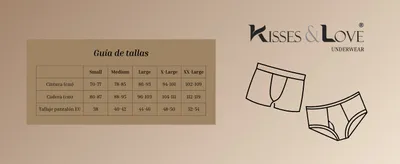 Immagine prodotto di Kisses&Love, confezione da 2 boxer da uomo in cotone elasticizzato, modello KLB2