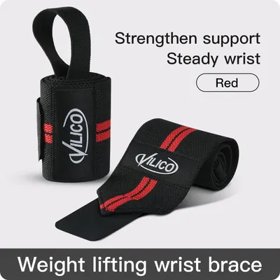 Produktbild von Handgelenkbandage aus Nylon – Fitness Bandage mit Daumenschlaufe & Klettverschluss, Handgelenkstütze für Krafttraining, Bodybuilding, Calisthenics