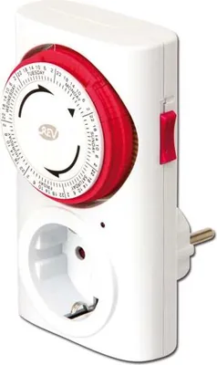 Produktbild von REV Zeitschaltuhr mechanisch Woche weiß 3 Stk