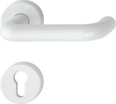 Produktbild von HOPPE Drückergarnitur K138/15/15S,Ros.,rd.,PZ,8,verkehrsw.,TS 40-44