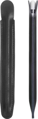 Produktbild von Apple Pencil Halterung Kunstleder Schwarz Schutz Stylus Pen Etui Tasche Halter