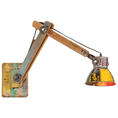 Produktbild von vidaXL Wandleuchte Industrie-Stil Mehrfarbig Rund E27