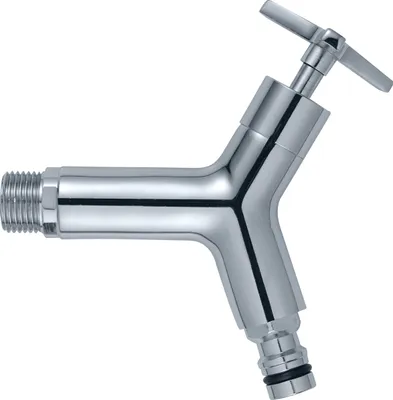 Produktbild von GARANTIA Design Chrom-Auslaufhahn 3/4 Zoll, poliert, Gräße: 19 mm, langlebig
