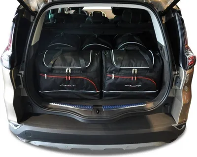 Produktbild von Renault Espace 2014-2021 Kofferraumtaschen Set 5 Stk
