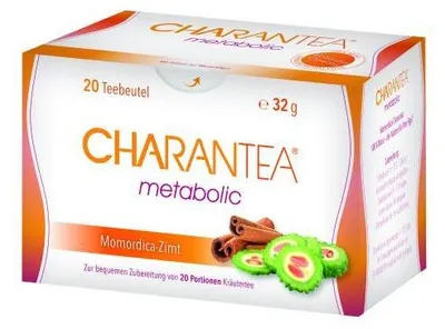 Produktbild von Charantea metabolic Zimt Kräutertee Filterbeutel 20 St
