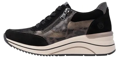 Immagine prodotto di Scarpe da ginnastica da donna Remonte, con lacci, sportive, nere, adatte al tempo libero