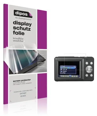 Produktbild von 4x Schutzfolie für SIXTARY DC403 klar Displayschutzfolie Folie Display Schutz dipos