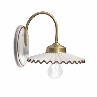 Immagine prodotto di CLASSIC L'AQUILA C012, Lampada a Parete Applique in Vetroceramica, Ferroluce