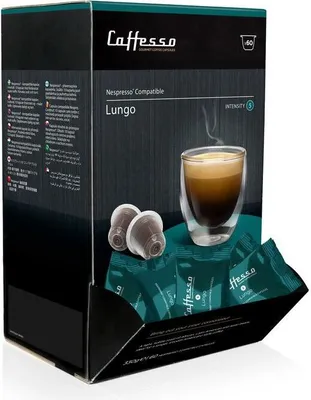 Produktbild von Caffesso Lungo 60ks - 100% kompatibilné kapsuly do kávovarov Nespresso, DeLonghi a Krups