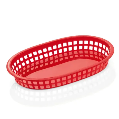 Zdjęcie produktu dla Kosz stołowy / kosz na pieczywo czerwony 27 x 17,5 x 3,5 cm