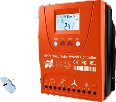 Produktbild von Hybrid-Solar-Wind-Controller, Bluetooth-Konnektivität, LCD-Display, 1500W Solar, 1500W Wind, mit Bluetooth, Auto 12/24V, externes Wind-Solar-Hybrid, 1500WSolar 1500WWind, mit Bluetooth, Auto 2448V, Externer Wind-Solar-Hybrid