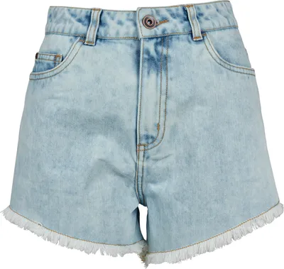 Produktbild von Urban Classics Ladies - Denim Hotpants blue bleached - M
