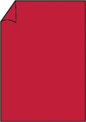 Obrázek produktu pro 100x RÖSSLER 16402636 Briefkarte Paperado, A4, 160g/m², rot
