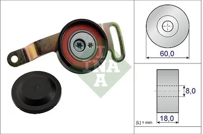 Produktbild von Ina Spannarm, Keilrippenriemen  533 0078 10