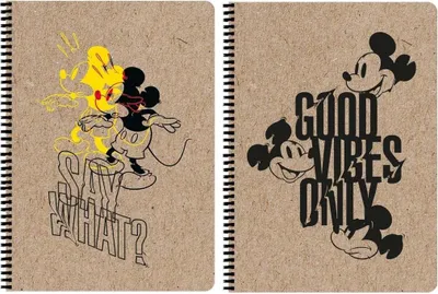 Zdjęcie produktu dla Kołozeszyt A4/80K Kratka Mickey Mouse Kraft