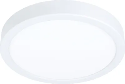 Produktbild von EGLO LED Deckenleuchte Fueva 5, Ø 21 cm, Aufbauleuchte aus Stahl und einer Kunststoff Leuchtfläche, Deckenlampe in Weiß, LED Aufbaulampe warmweiß
