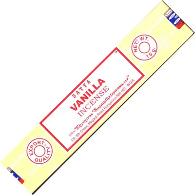 Produktbild von Satya "Vanilla" Räucherstäbchen 15gr.