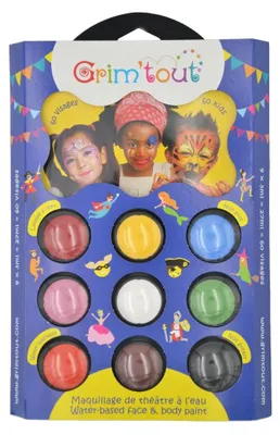 Immagine prodotto di Grimtout Tavolozza - 9 colori - Carnevale