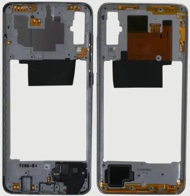 Produktbild von Original Samsung Galaxy A70 SM-A705F Mittelrahmen Tasten Lautsprecher Weiß Gut