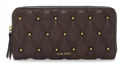 Image de SURI FREY porte-monnaie Corey Zip Around Wallet Brown marron foncé