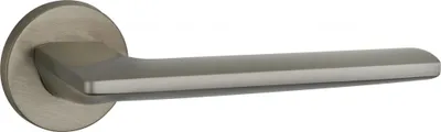 Image de Paire de béquilles Boston pour porte, carré 7mm, nickelé satiné - THIRARD