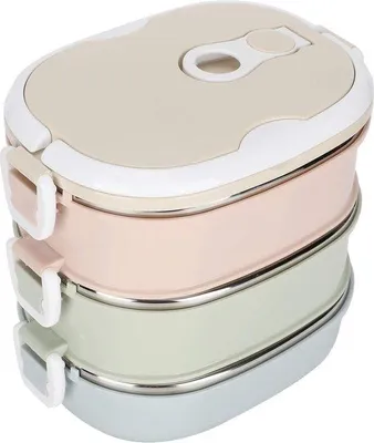 Produktbild von Famanu Thermo Lunchbox aus Edelstahl - Tragbar, isoliert, für Picknicks