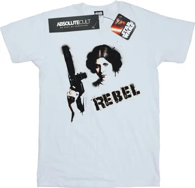 Produktbild von Star Wars - "Rebel" T-Shirt für Herren BI46136 (M) (Weiß)