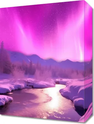 Immagine prodotto di Quadro 30x40 cm Aurora sopra il cielo